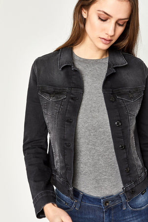 SAMANTHA JACKET IN DARK SMOKE SUPERSOFT - Mavi Jeans