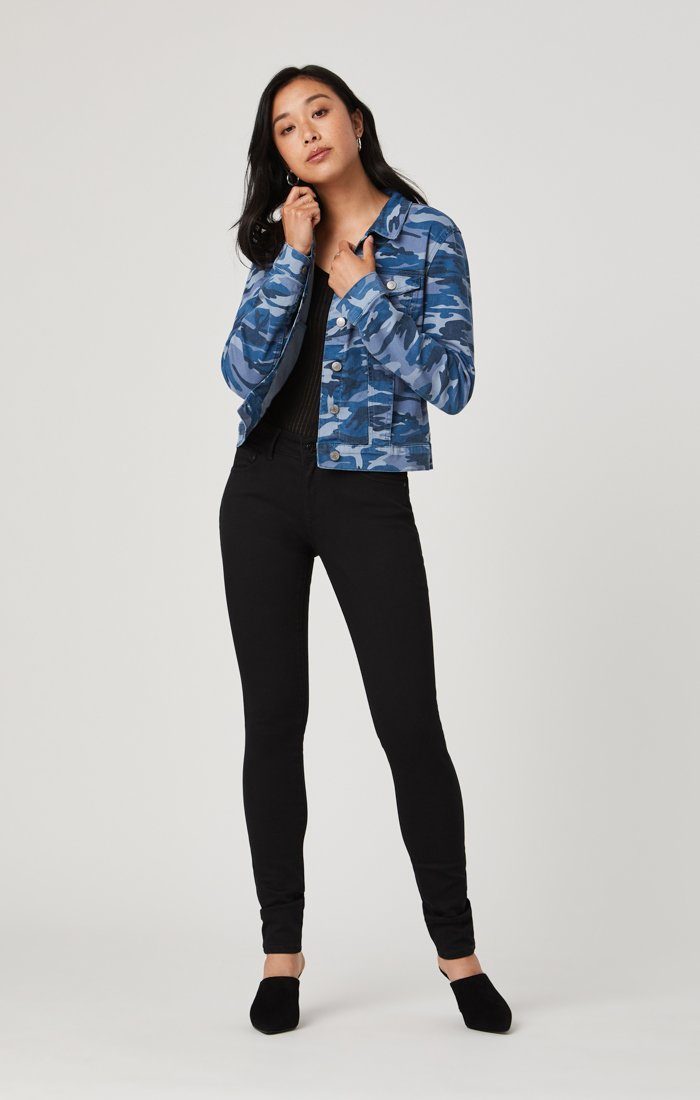 SAMANTHA JACKET IN BLUE CAMO - Mavi Jeans