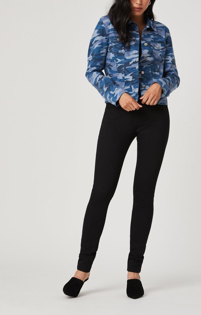 SAMANTHA JACKET IN BLUE CAMO - Mavi Jeans