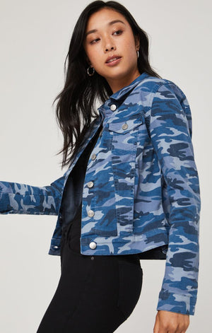 SAMANTHA JACKET IN BLUE CAMO - Mavi Jeans