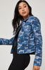 SAMANTHA JACKET IN BLUE CAMO - Mavi Jeans