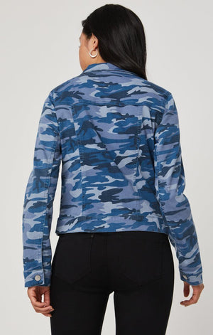 SAMANTHA JACKET IN BLUE CAMO - Mavi Jeans