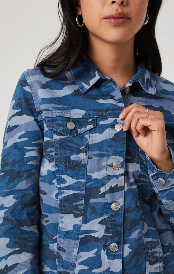 SAMANTHA JACKET IN BLUE CAMO - Mavi Jeans