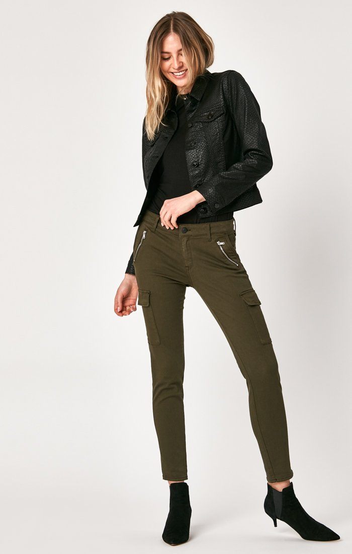 SAMANTHA JACKET IN BLACK SNAKE - Mavi Jeans