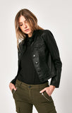 SAMANTHA JACKET IN BLACK SNAKE - Mavi Jeans