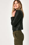 SAMANTHA JACKET IN BLACK SNAKE - Mavi Jeans