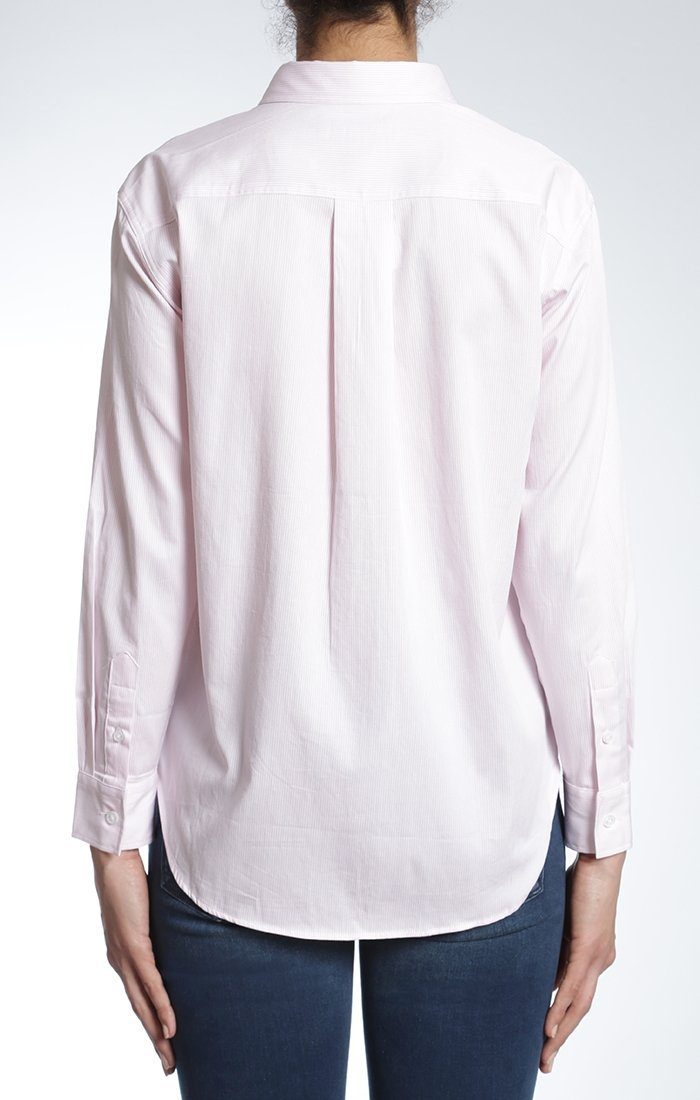 LEILA CLASSIC LONG SLEEVE SHIRT IN BLUSH - Mavi Jeans