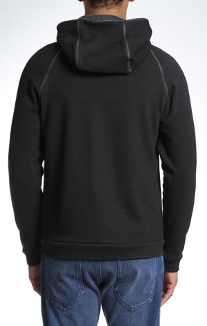 KEN HOODIE BLACK PILE SWEAT - Mavi Jeans