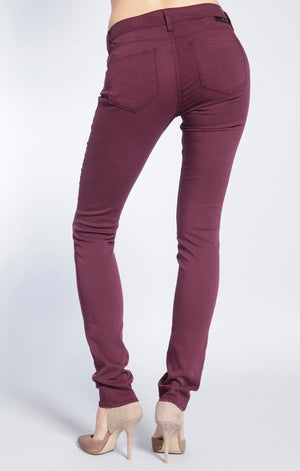 ALEXA SKINNY IN BORDEAUX GOLD TWILL - Mavi Jeans