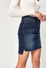 MILA SKIRT IN DEEP FRAYED TRIBECA - Mavi Jeans