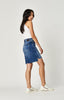 MILA SKIRT IN MID INDIGO STR - Mavi Jeans