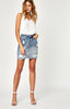 FRIDA SKIRT IN LT RIPPED PEARL - Mavi Jeans