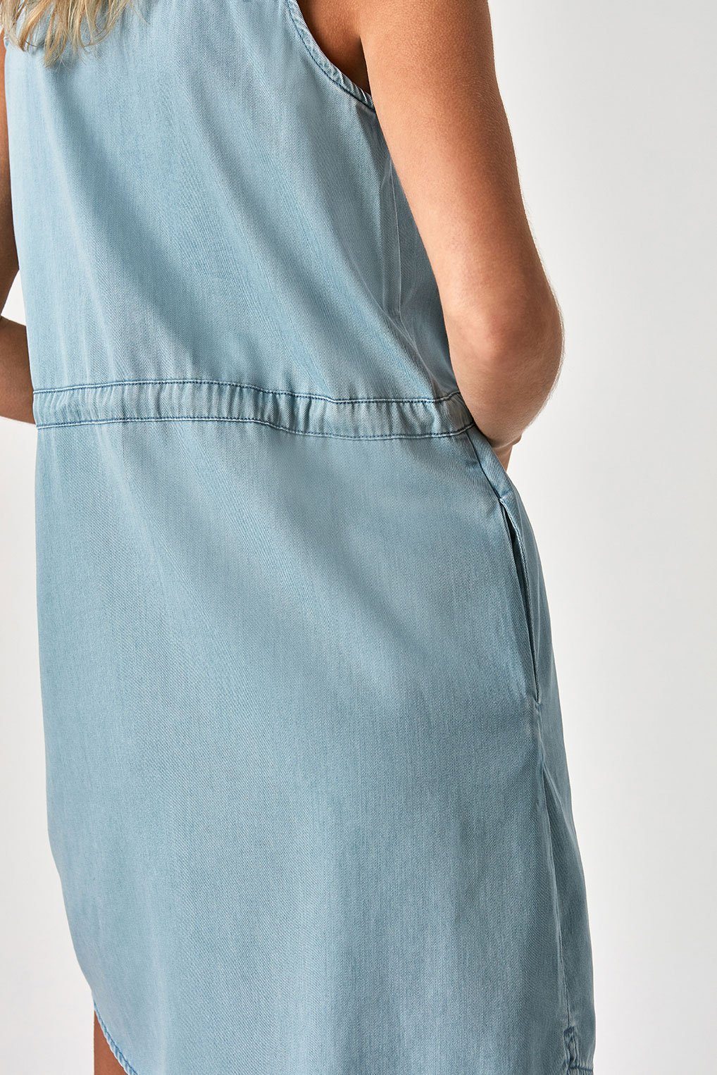 TALIA DRESS IN LT SUMMER DENIM - Mavi Jeans