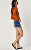 EMILY SHORTS IN MID INDIGO VINTAGE - Mavi Jeans