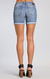 PIXIE SHORTS IN LT  DISTRESSED VINTAGE - Mavi Jeans