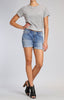 PIXIE SHORTS IN LT  DISTRESSED VINTAGE - Mavi Jeans