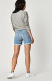 PIXIE SHORTS IN LT RIPPED VINTAGE - Mavi Jeans