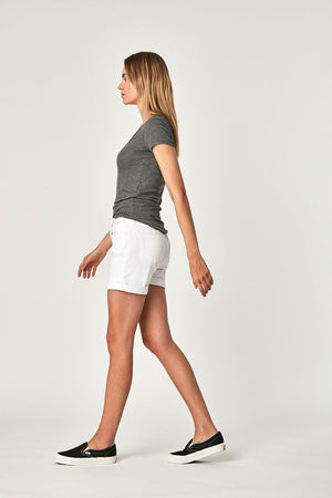 PIXIE SHORTS IN WHITE TRIBECA - Mavi Jeans