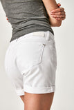 PIXIE SHORTS IN WHITE TRIBECA - Mavi Jeans