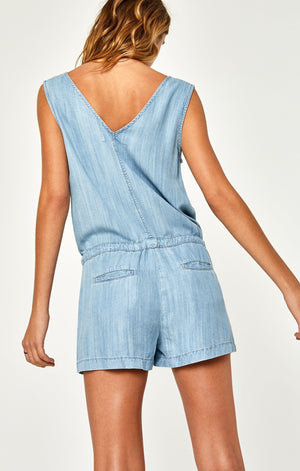 VALERIA ROMPER IN LIGHT BLEACH - Mavi Jeans