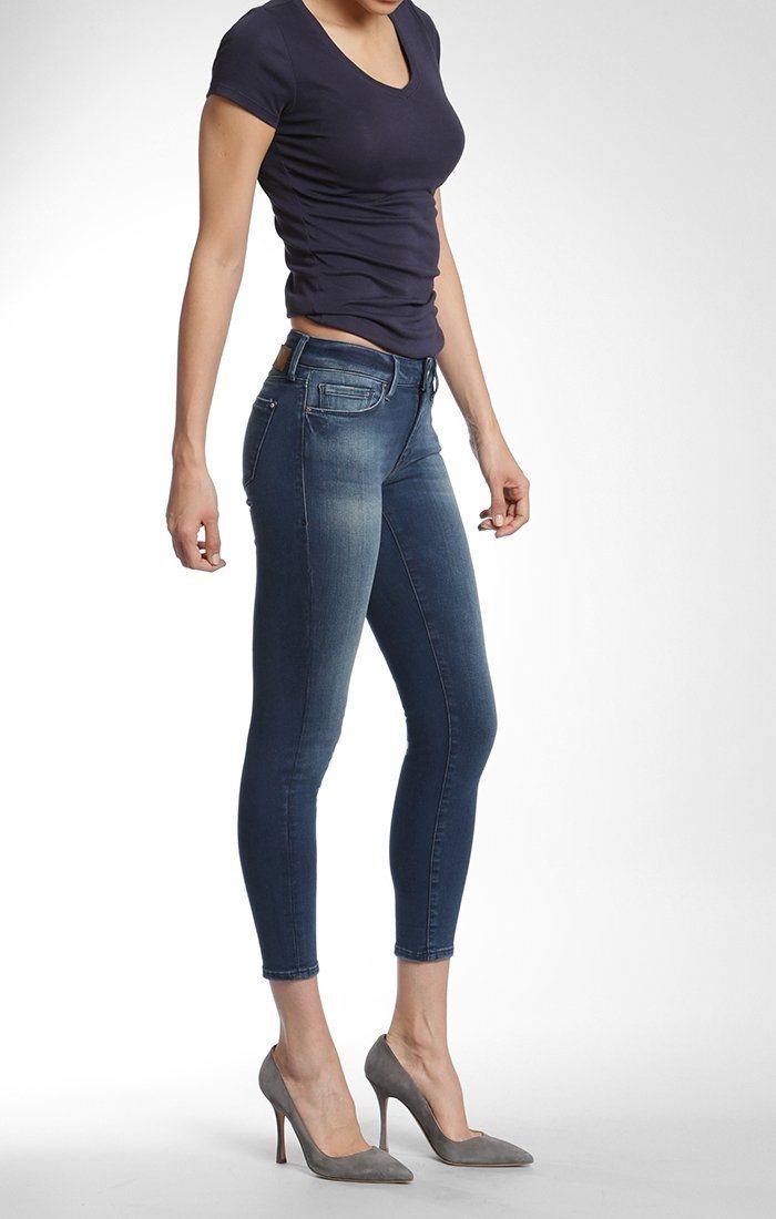 ADRIANA ANKLE SUPER SKINNY  IN FOREST INDIGO TRIBECA - Mavi Jeans