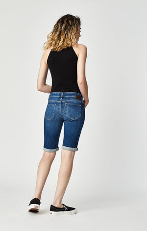 KARLY SHORTS IN INDIGO SHADED TRIBECA - Mavi Jeans