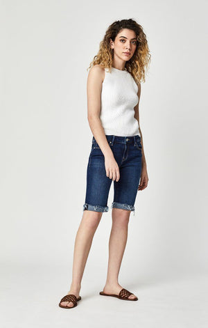 KARLY SHORTS IN DEEP BLUE TRIBECA - Mavi Jeans