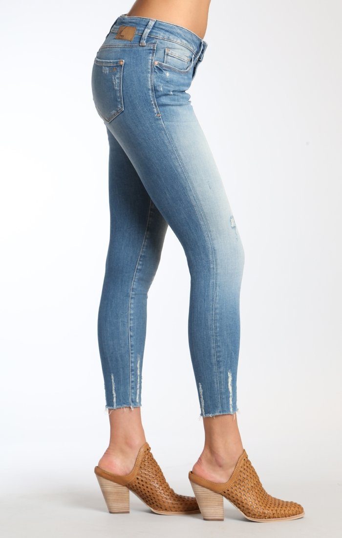 ADRIANA ANKLE SUPER SKINNY  IN LT SHADED GLAM - Mavi Jeans