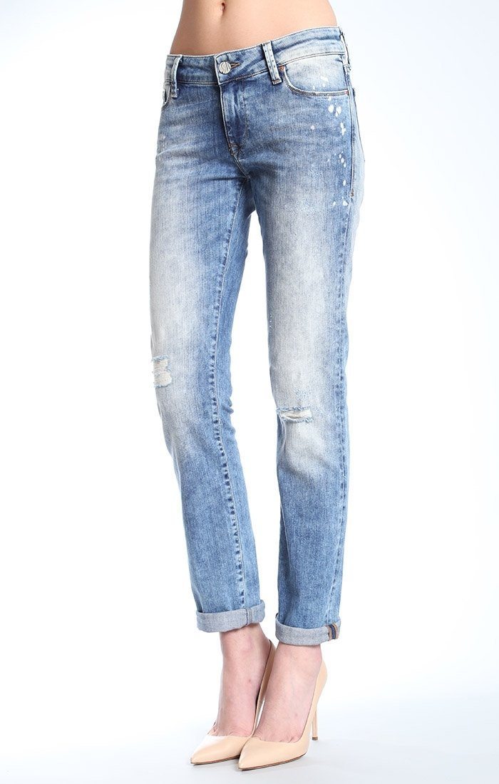 EMMA SLIM BOYFRIEND IN PAINTED ARTIST VINTAGE - Mavi Jeans