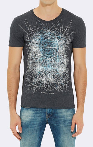 LIFE LINES GRAPHIC SHORT SLEEVE TEE - Mavi Jeans