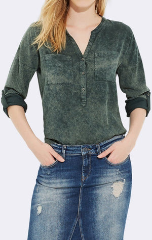 DOUBLE POCKET BLOUSE - Mavi Jeans