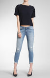 ADRIANA ANKLE SUPER SKINNY IN LT DESTRUCTED VINTAGE - Mavi Jeans