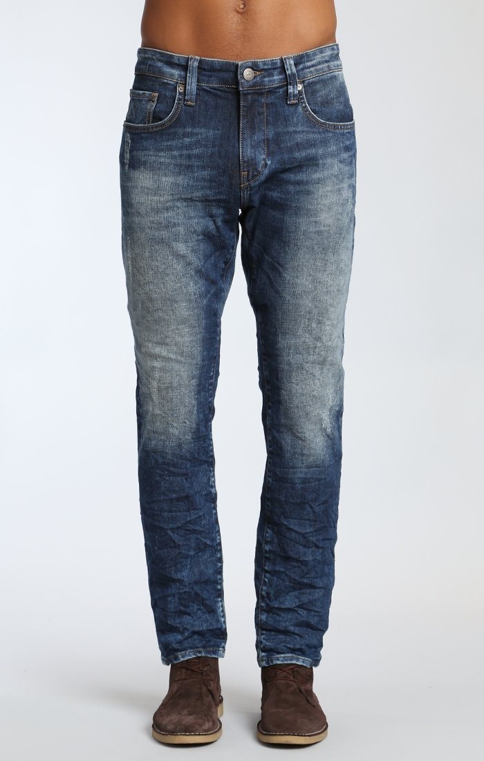 JAKE SLIM LEG IN RANDOM EXTREME VINTAGE - Mavi Jeans