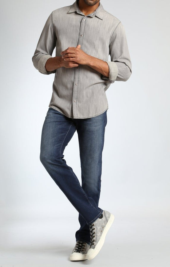 RIO SHIRT IN GREY WASHED - Mavi Jeans