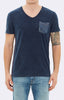 V NECK TEE INDIGO - Mavi Jeans