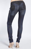 SCARLETT ZIP  SKINNY IN INDIGO COATED - Mavi Jeans