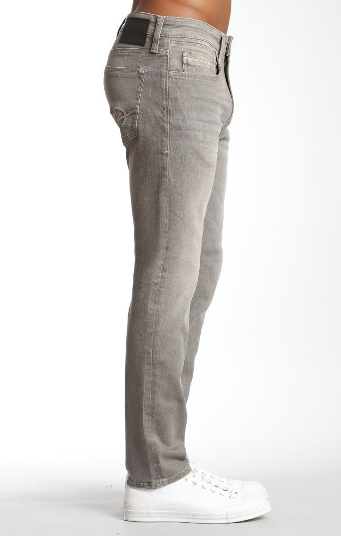 JAKE SLIM LEG IN UTILITY GREY WHITE EDGE - Mavi Jeans