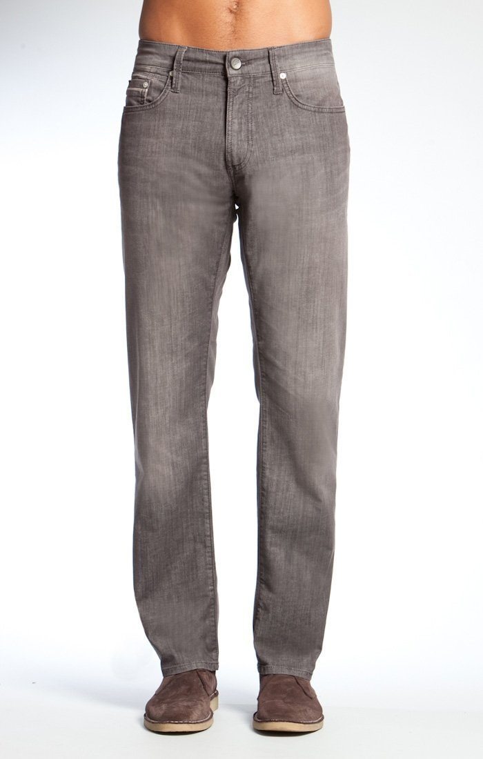 ZACH STRAIGHT LEG IN COFFEE BROWN WHITE EDGE - Mavi Jeans