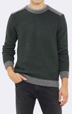 COLOR BLOCK CREWNECK SWEATER - Mavi Jeans