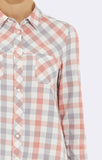 PLAID SHIRT - DESERT SAND CHECK - Mavi Jeans