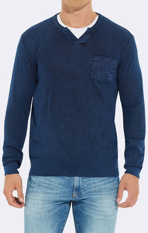 NOTCH NECK SWEATER - Mavi Jeans