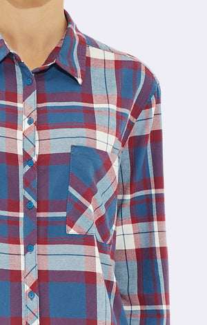 DOUBLE POCKET CHECK SHIRT - Mavi Jeans