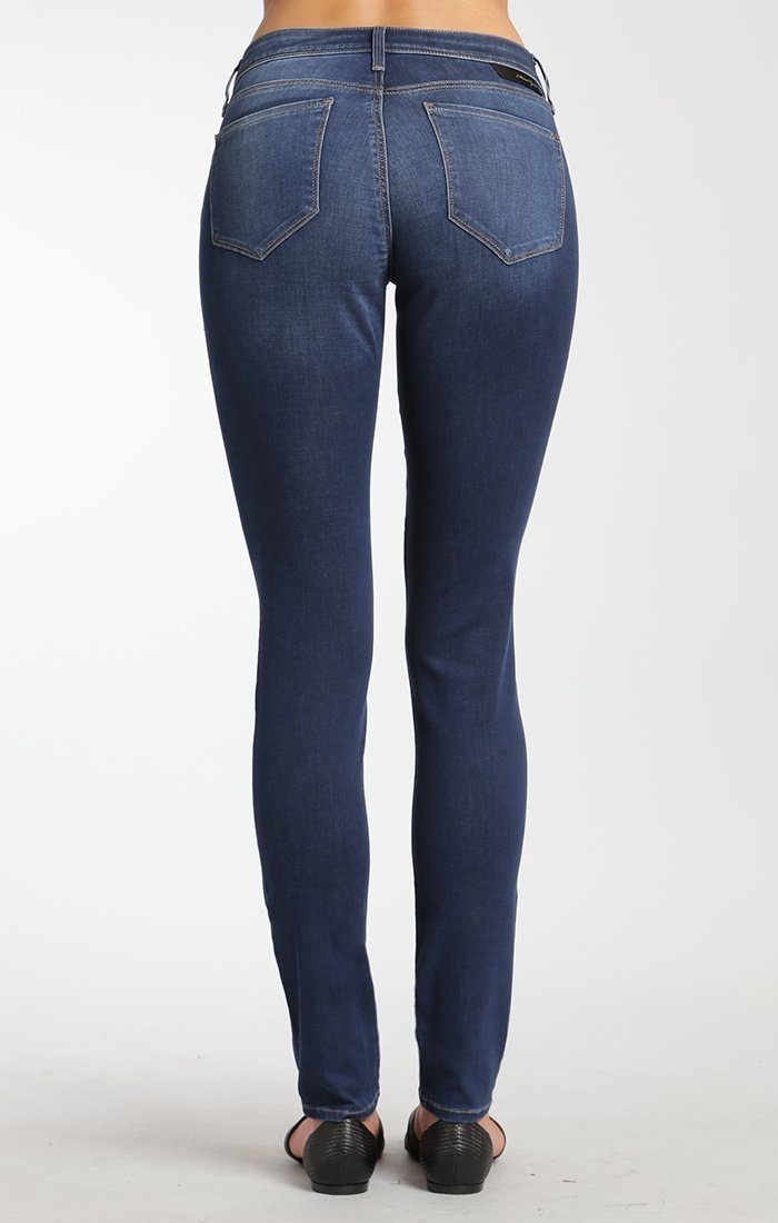 ADRIANA SUPER SKINNY IN INDIGO GOLD FEATHER - Mavi Jeans