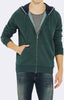 ZIP-UP HOODIE - GREEN - Mavi Jeans