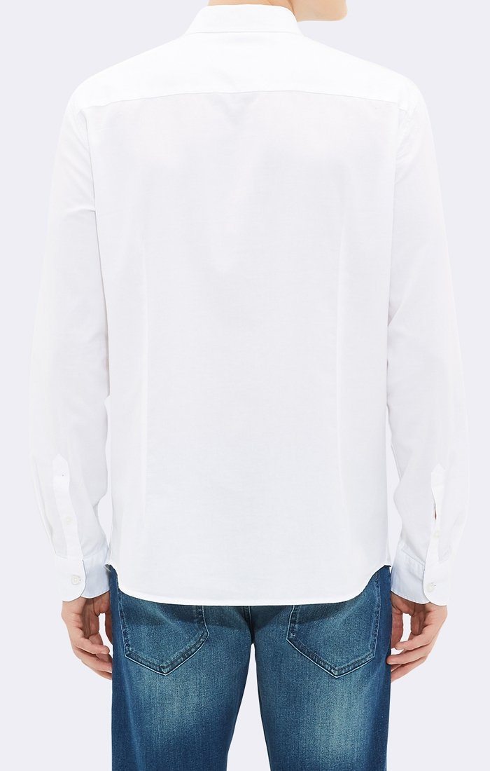 FITTED BASIC SHIRT WHITE - Mavi Jeans