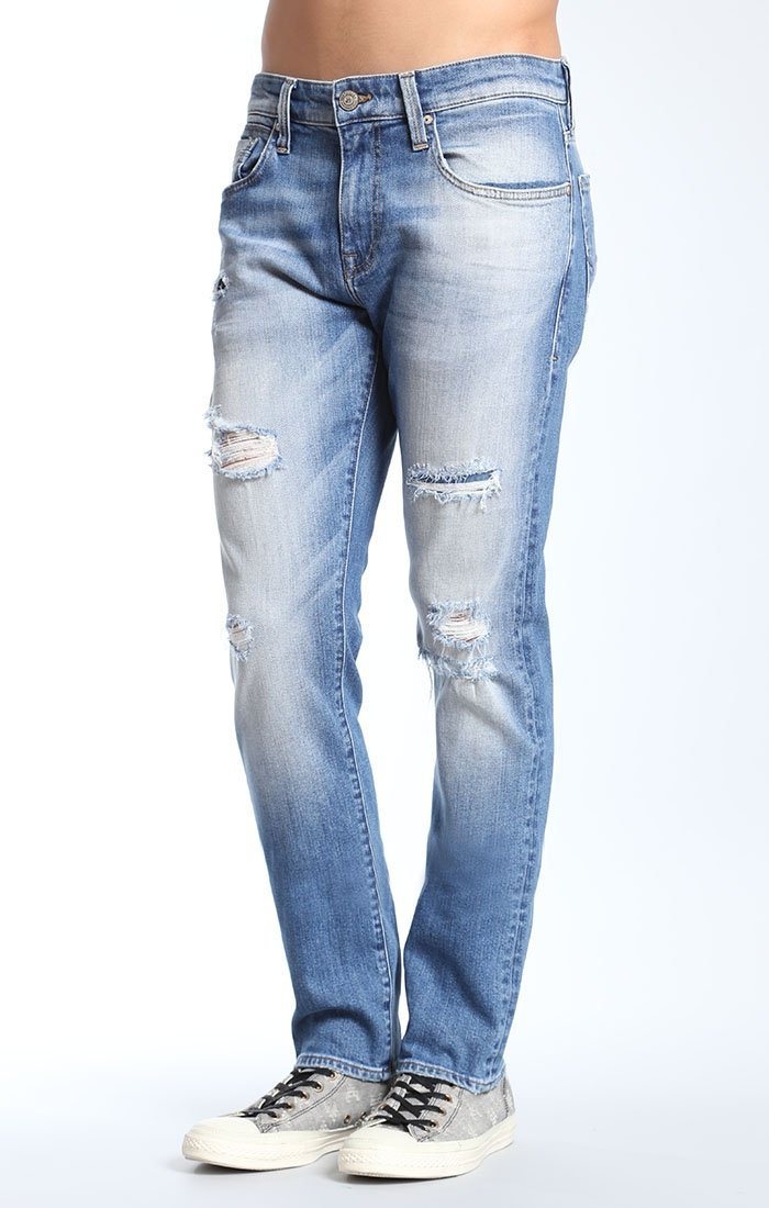 JAKE SLIM LEG IN MID PATCHED WILLIAMSBURG - Mavi Jeans