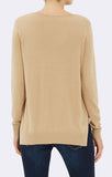 BASIC LONG SLEEVE SWEATER - CAMEL - Mavi Jeans