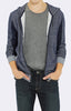 COLOR BLOCK PANEL ZIP-UP SWEATSHIRT - Mavi Jeans