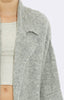 COLLARED CARDIGAN - GREY MELANGE - Mavi Jeans