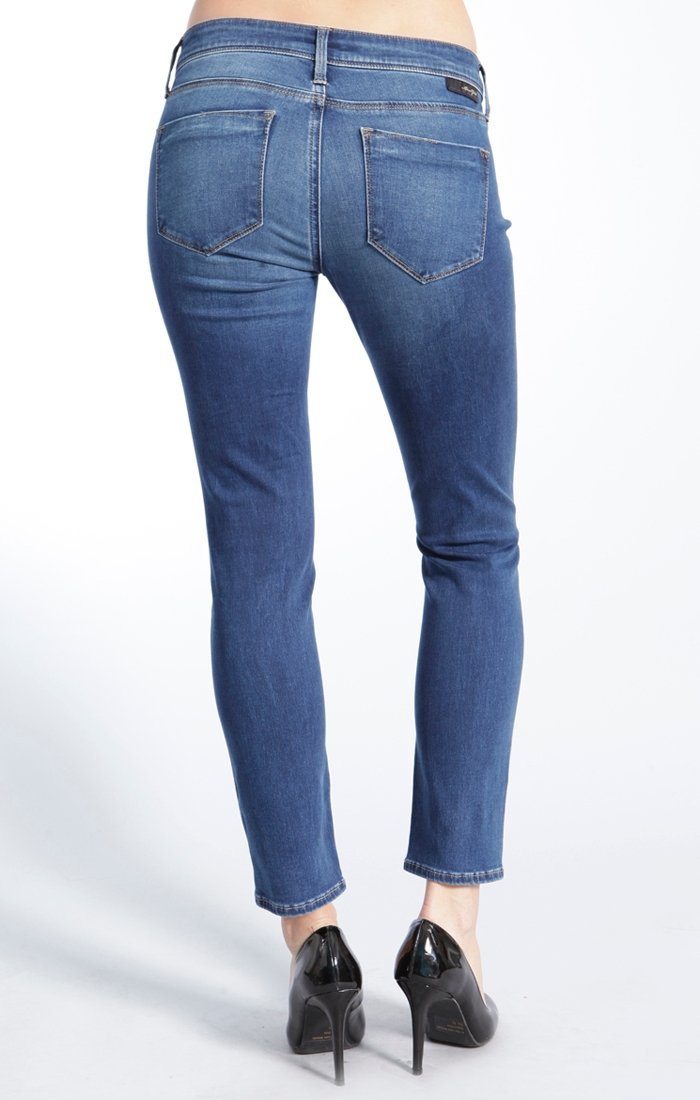 ALEXA ANKLE SKINNY  IN MID GOLD POP - Mavi Jeans